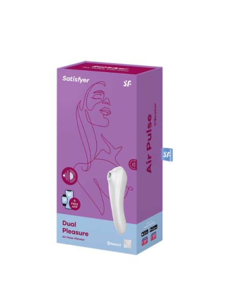 Masażer łechtaczki wibrator 2w1 Satisfyer Dual